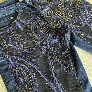 Embellished jeans